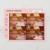 30 EINLADUNGSPOSTKARTE (Vorne/Hinten)