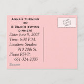 30 EINLADUNGSPOSTKARTE (Rückseite)