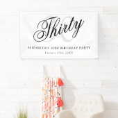 30 Elegant 30. Party Banner (Insitu)