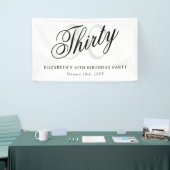 30 Elegant 30. Party Banner (Messeveranstaltung)