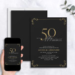 30 & Fabulous Black & Gold Kalligraphie Geburtstag Einladung<br><div class="desc">Es ist dein besonderer Geburtstag, und es ist an der Zeit zu feiern! Will du, den besten Bash in der Stadt zu werfen? Mit dieser 30 & Fabulous Black & Gold Kalligraphie zum Geburtstag laden Sie ein, mit dem höchsten Stil zu beginnen. Es wird sicher sein, den Ton für eine...</div>