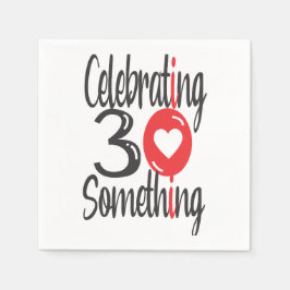 30 feiern serviette