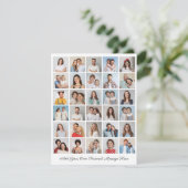 30 Foto Collage Ihre eigene Grußkarte hinzufügen (Stehend Vorderseite)