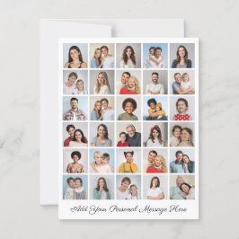 30 Foto Collage Ihre eigene Grußkarte hinzufügen