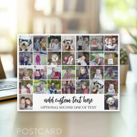 30-Foto-Collage-Raster - 2 Textfelder - schwarz we