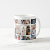 30-Foto-Collage-Vorlage personalisiert Kaffeetasse (VorderseiteRechts)