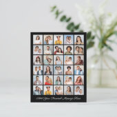 30 FotoCollage Hinzufügen des Grußpapiers (Stehend Vorderseite)