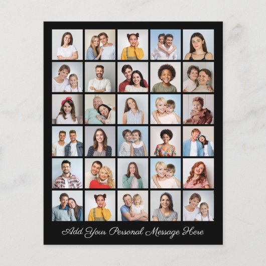 30 FotoCollage Hinzufügen des Grußpapiers (Vorderseite)