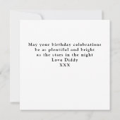 30. Geburtstag 1993 Retro Black Gold Grußkarte Karte (Rückseite)