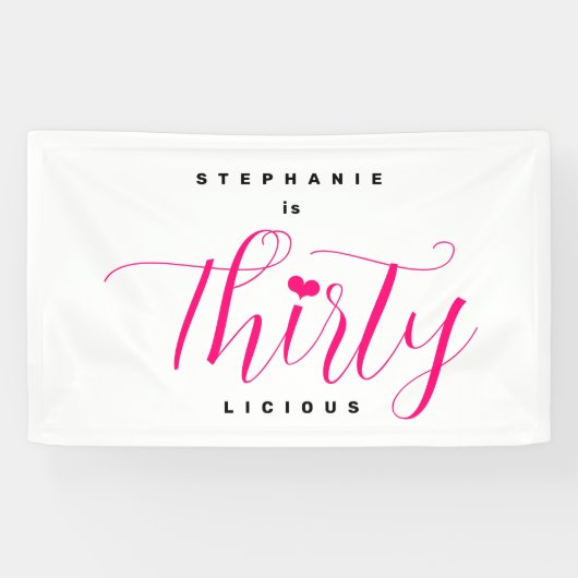 30. Geburtstag 30. Banner (Horizontal)