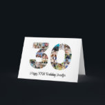 30. Geburtstag 30. Custom Foto Collage Karte<br><div class="desc">Mit dieser faszinierenden 30. Geburtstagsnacht-Collage können Sie fünfunddreißig Jahre wundervolle Erinnerungen und Abenteuer feiern. Diese anpassbare Vorlage ist die perfekte Mischung aus Kreativität und Stimmung, die es Ihnen ermöglicht, ein wahrhaft unvergessliches Geschenk für den besonderen Tag Ihrer Lieben zu schaffen. Erleben Sie das Wesentliche von unglaublichen Jahren in einem Single-Meisterwerk...</div>