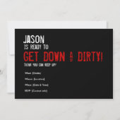 30. Geburtstag - 30. Einladung (Rückseite)