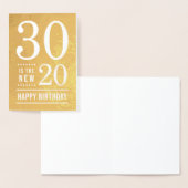 30. Geburtstag 30 ist der neue 20 Folienkarte (Anzeige)