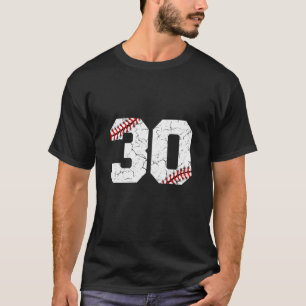 30. Geburtstag 30 Jahre alter Baseball Bday Men Wo T-Shirt