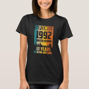 30. Geburtstag 30 Jahre Phantastisch seit Septembe T-Shirt