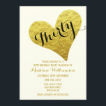 30. Geburtstag 30 Schwarz und Imitate Goldenes Her Einladung<br><div class="desc">30. Geburtstag Schwarz und Imitate Gold Heart Design . Dieses Template ist für Sie bereit,  um Ihre Party-Details zu ergänzen. Wenn Sie die Hintergrundfarbe des Schriftartes ändern möchten,  klicken Sie bitte am Ende der Vorlage weiter auf Anpassen.</div>