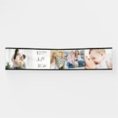 30. Geburtstag 4 Foto Personalisiert Strip Banner (Horizontal)