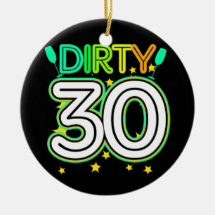 30. Geburtstag Alles Gute zum 30. Geburtstag Keramik Ornament