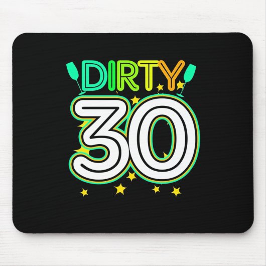 30. Geburtstag | Alles Gute zum 30. Geburtstag Mousepad (Vorne)