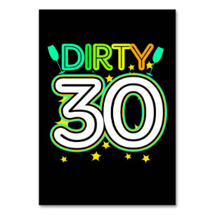 30. Geburtstag Alles Gute zum 30. Geburtstag Tischnummer