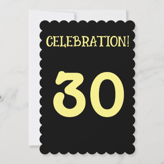 30. GEBURTSTAG ALTER 30 PARTY CUSTOM Einladungen (Vorderseite)