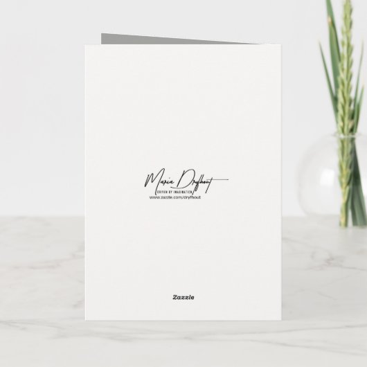 30. Geburtstag Beileid Karte (Rückseite)