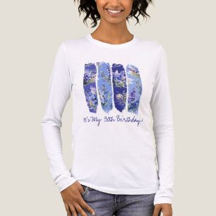 30. Geburtstag Blue July Birth Month Blume Tri-Blend Shirt