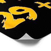30. Geburtstag Bowling Shirt Bowler Geschenk Party Poster (Ecke)