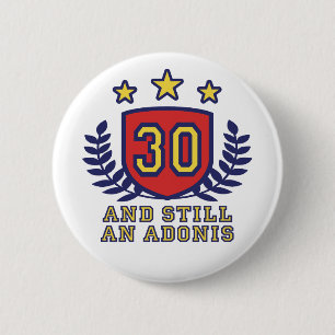 30. Geburtstag Button