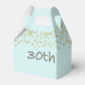 30. Geburtstag Confetti Geschenkschachtel (Rückseite)