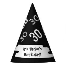 30. Geburtstag Custom Paper Party Hat