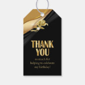 30. Geburtstag - Danke Geschenkanhänger (Rückseite)