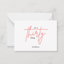 30. Geburtstag danke