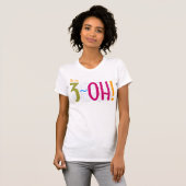 30. Geburtstag - das große 3-OH! T-Shirt (Vorne ganz)