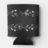 30. Geburtstag der Frauen Weißer Funkelnd Diamant Dosenkühler (Rückseite)