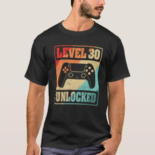 30. Geburtstag des Shirt-Videospielers der Stufe 3 T-Shirt