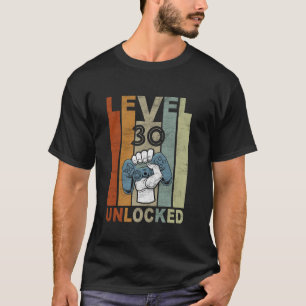 30. Geburtstag des Shirt-Videospielers der Stufe 3 T-Shirt