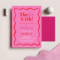 30. Geburtstag Die große 3-Oh-Wavy-Grenze