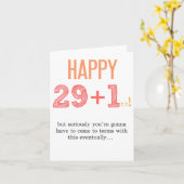 30. Geburtstag dreissig Karte (Gelbe Blume)