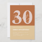 30. Geburtstag Einladung (Vorderseite)