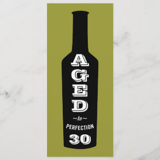 30. Geburtstag Einladung Wein Jahrgang Perfektion