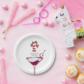 30. Geburtstag Erzählen Sie mir dreißig Cocktails  Pappteller (Party)