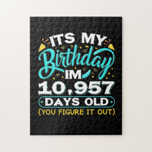 30. Geburtstag Es ist mein 30. Geburtstag Puzzle