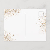 30. Geburtstag Eukalyptusgrün Glitzer elegant Einladungspostkarte (Rückseite)