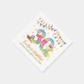 30. Geburtstag Fiesta Napkin Serviette (Ecke)
