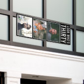 30. Geburtstag Foto Banner (Äußeres Gebäude)