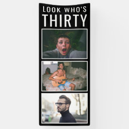 30. Geburtstag Foto Banner