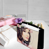 30. Geburtstag Foto hallo 30 schwarz Große Geschenktüte