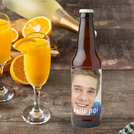 30. Geburtstag Foto Hallo 30 Typ Männer Bierflaschenetikett