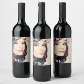 30. Geburtstag Foto hallo 30 Weinetikett (Flaschen)